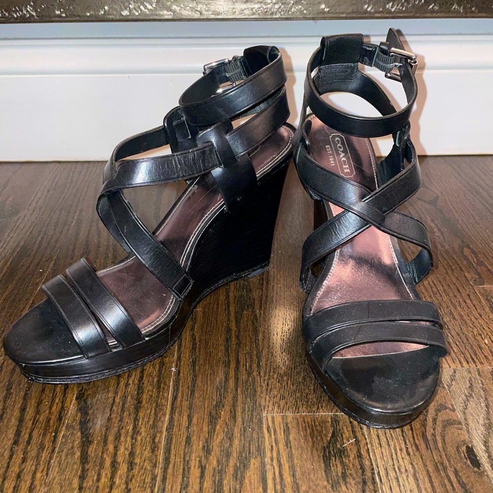 Coach wedges
